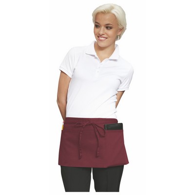 Maroon Red Waist Apron