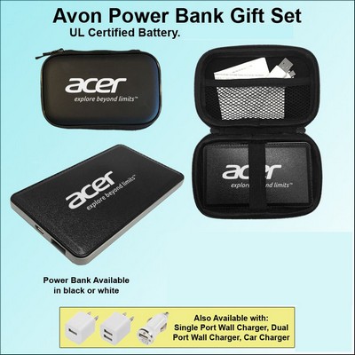 5000 mAh Avon Power Bank Zipper Wallet Gift Set No Extra Tariff