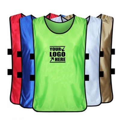 Custom Uniform Unisex Vest for Supermarket Clerk Volunteer