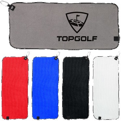 Maggy 28" X 12.5" Magnetic Waffle Golf Towel