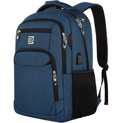 Laptop Backpack,Business Travel Anti Theft Slim Durable Laptops Backpack with USB Charging Port