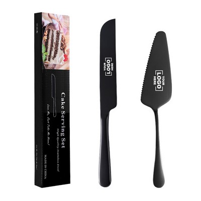 Wedding Cake Knife and Server Set Stainless Steel.