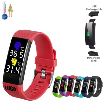 Thermometer Tracker Smart Watch Fitness Bracelet