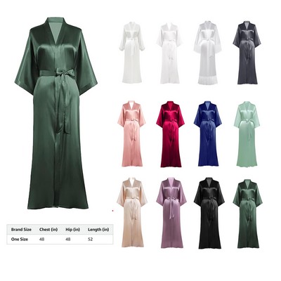 Satin Silky Bathrobe Bridesmaid Robe