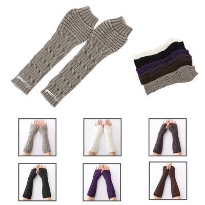 Knitted Fingerless Warmer Sleeves