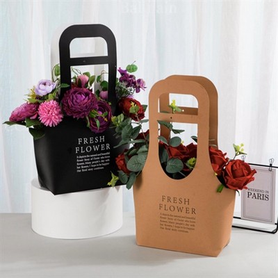 Cute Kraftpaper Flower Bag