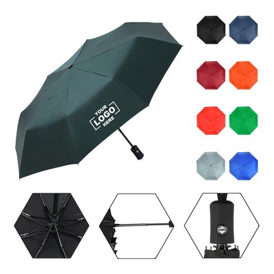 Compact Automatic Travel Umbrella