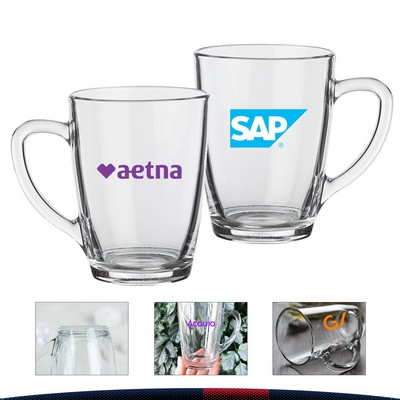 10OZ. Lofan Glass Coffee Mugs