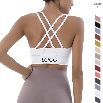 Womens Strappy Sports Bras