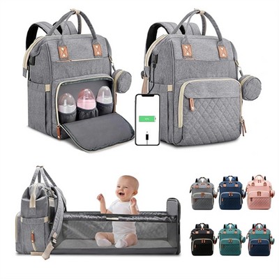 Diaper Backpack with Changing Station(Free Shipping)