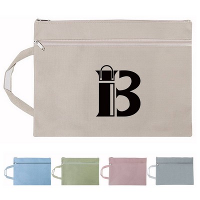 Double Layer Waterproof A4 File Bag W/ Large Capacity