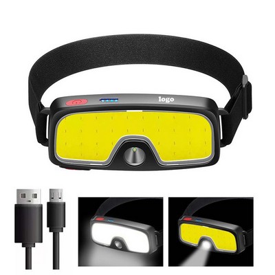 Waterproof Super Bright COB Headlamp