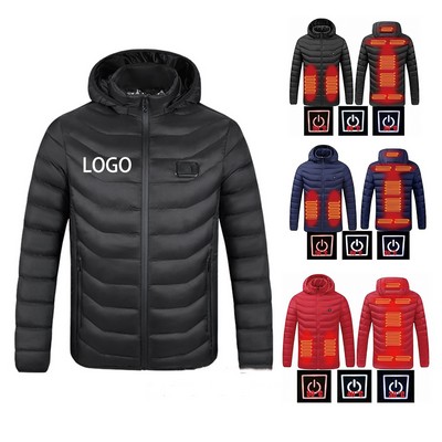 Gender-Nelectric Heated Hooded Jacket