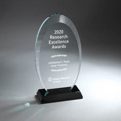 Taper Edge Award, Black (5"x8.75"x2")