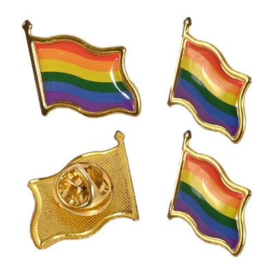 Mini Gay Pride Badge/Pin