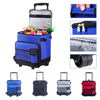 Outdoor Large Capacity Rolling Cooler with Wheels/Handle