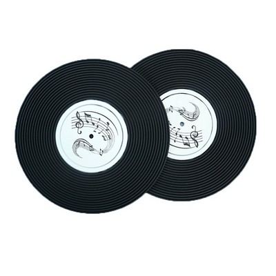 PVC Vinyl Record Disc Coasters