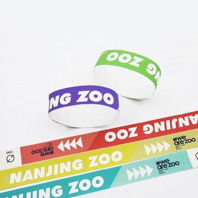 Music Festival Water Resistant Paper Wristbands