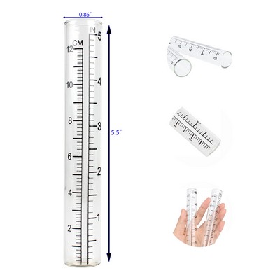 Capacity Rain Gauge Glass Replacement Tube