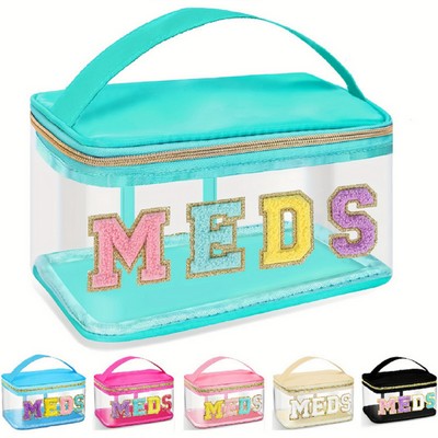Clear Alphabet Makeup Bag
