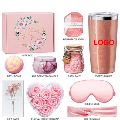 Custom Home Relaxing Spa Gifts Basket Bath Set MOQ100SETS
