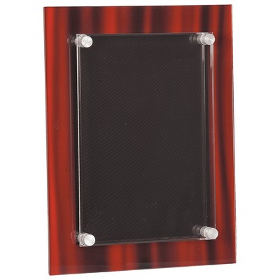 9" x 12" Red Velvet Stand-Off Acrylic Plaque