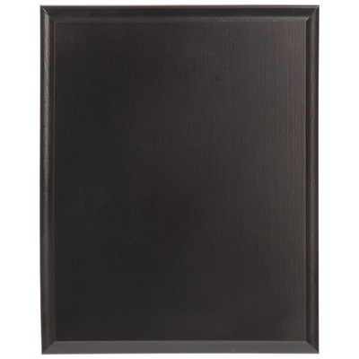 8" x 10" Value Solid Black Finish Plaque