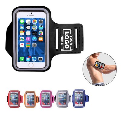 Sports Armband w/ Custom Imprint Neoprene Running Armband.