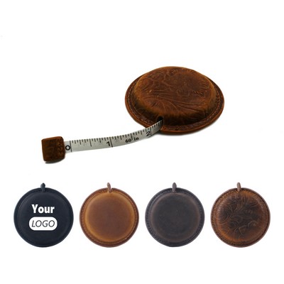 Vintage Leather Measuring Tape Double Sided Ruler