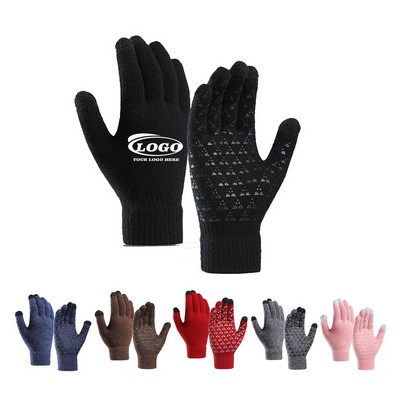 Knitted Warm Touchscreen Gloves