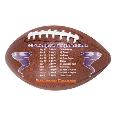 Re-Stick-It Decal (3.625"x6") Football Shape