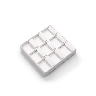 Leatherette 9 Earring Tray