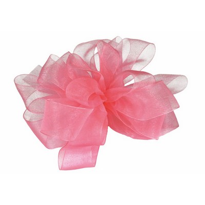 Large Rose Pink Simply Sheer Asiana Ribbon
