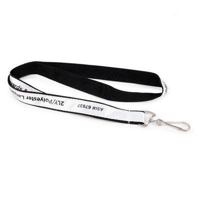 1in 2 Layer Satin and Poly Printed