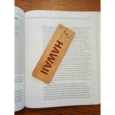 1.5" x 5.75" - Hawaii Hardwood Bookmarks