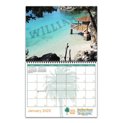 Reflections Wire-bound 14-Month/15-Photo Wall Calendar