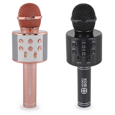 Smartphone Compatible Karaoke Microphone w/Speaker