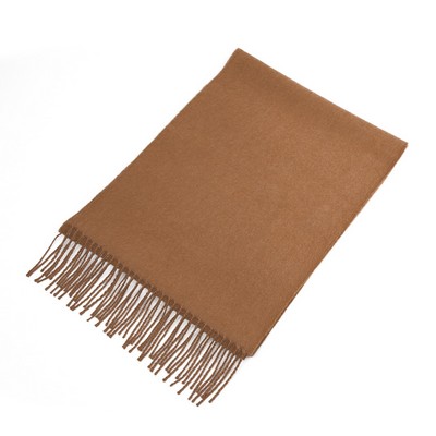 Camel Tan Alpaca Blend Scarf