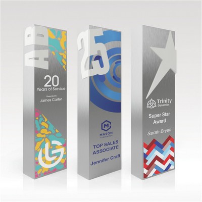 Rectangular Aluminum 7" Number
