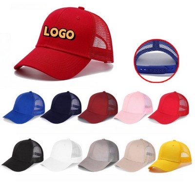 Cotton Mesh Baseball Cap