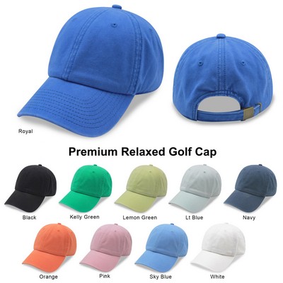 6 Panels Premium Relaxed Golf Cap