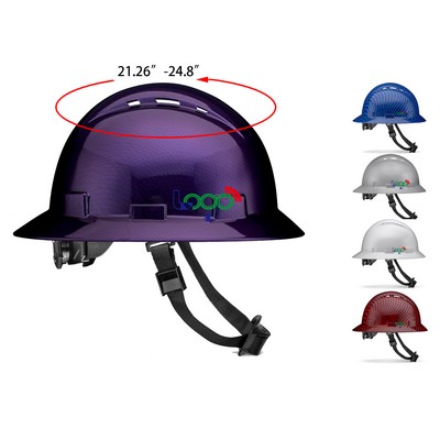 Full Brim Vented Carbon Fiber Design Hard Hat