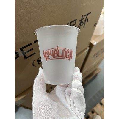 Branded 12OZ Plastic Iced Coffee Cups
