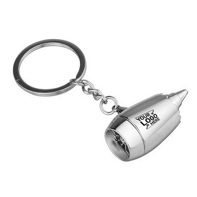 Creative Airplane Engine Keychain