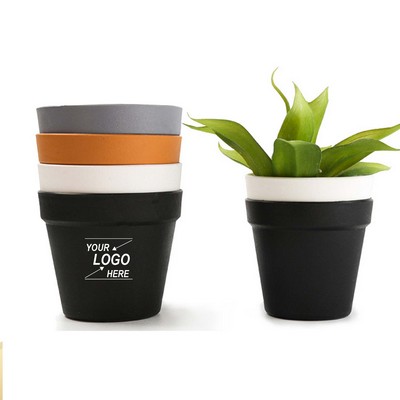 Mini Square Plastic Plant Pots Planters.