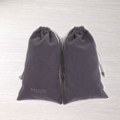 Bunched flannel bag