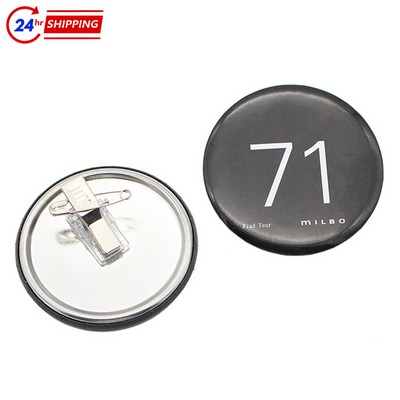 Round Tin Plate Pin
