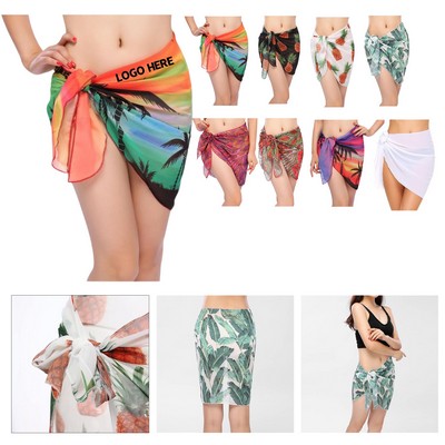 Custom Beach Sarong Wrap