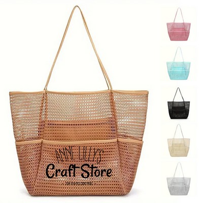 Mesh Beach Tote Bag