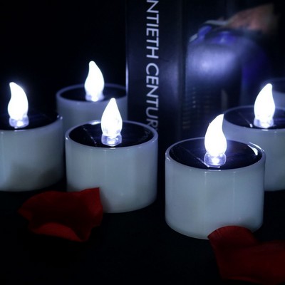 Solar Energy Electronic LED Light Candle Lamp Non-Waterproof